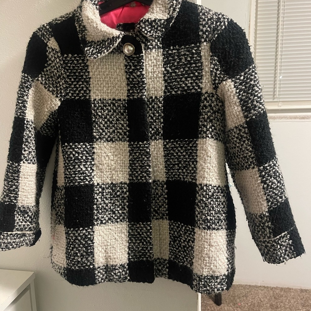 Cat & Jack Black
White Buffalo Plaid Tweed Jacket